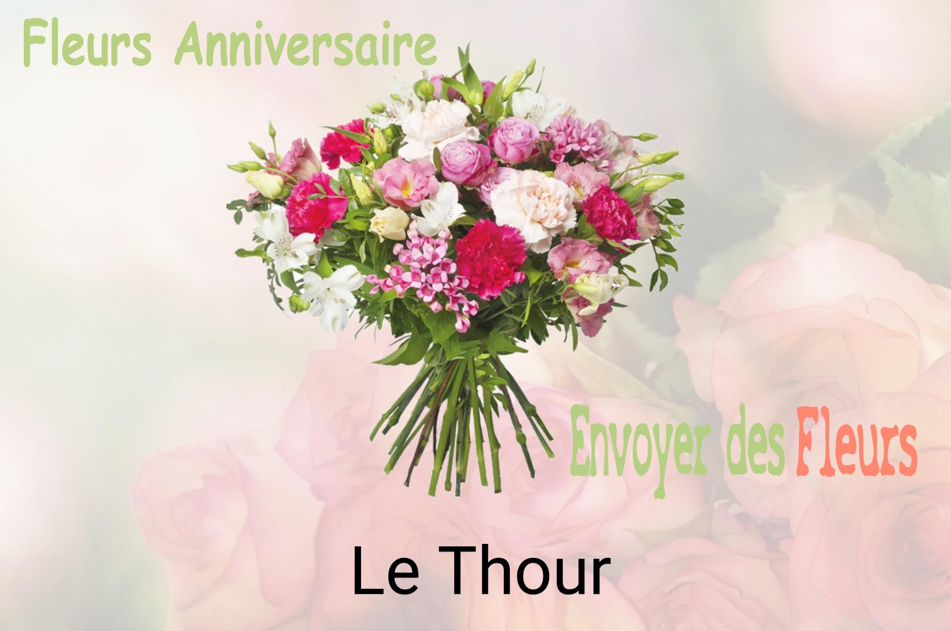 Bouquet de fleurs d’anniversaire livré à Le Thour